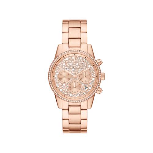 Montre MICHAEL KORS Ritz femme chronographe acier doré rose