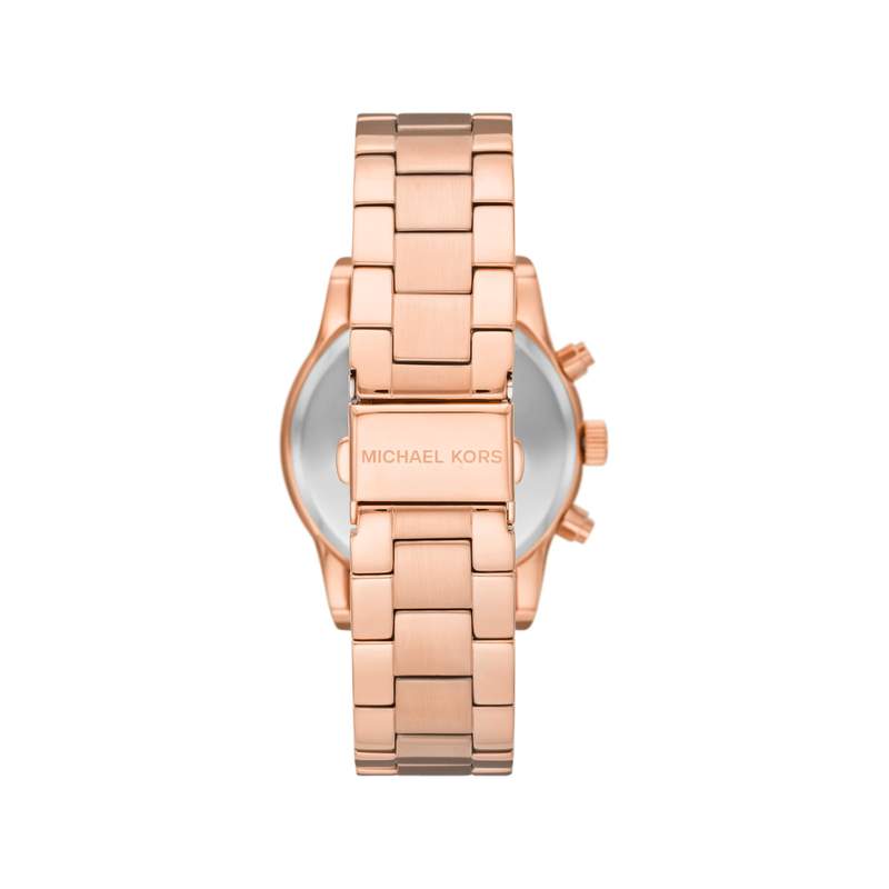 Montre MICHAEL KORS Ritz femme chronographe acier doré rose - vue 3