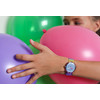Montre FLIK FLAK SHINE IN RAINBOW enfant bracelet tissu recyclé rose - vue Vporté 3