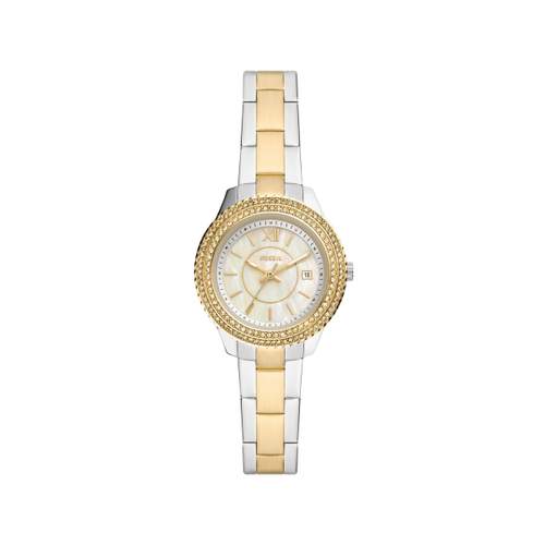 Montre FOSSIL Stella femme bracelet acier doré rose