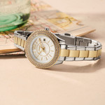 Montre FOSSIL Stella femme bracelet acier doré rose - vue D1