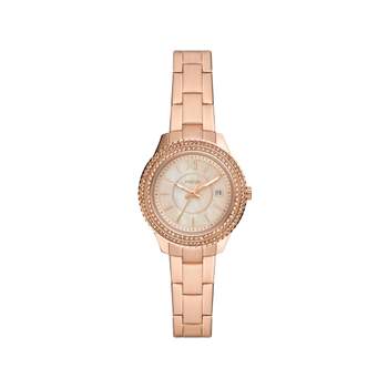 Montre FOSSIL Stella femme bracelet acier doré rose