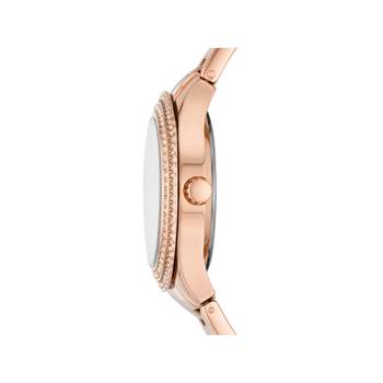 Montre FOSSIL Stella femme bracelet acier doré rose