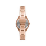 Montre FOSSIL Stella femme bracelet acier doré rose - vue 3