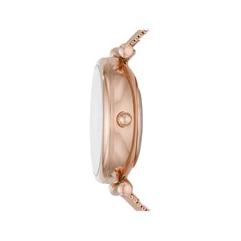Montre FOSSIL Carlie femme bracelet acier doré rose