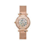 Montre FOSSIL Carlie femme bracelet acier doré rose - vue 3