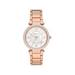Montre MICHAEL KORS Parker femme acier doré rose - vue 1