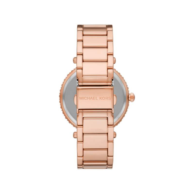 Montre MICHAEL KORS Parker femme acier doré rose - vue 3