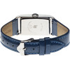 Montre Lip Churchill acier bracelet cuir vernis bleu - vue V3