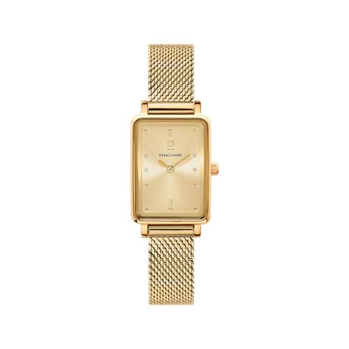 Montre Pierre Lannier Ariane femme bracelet acier doré maille milanaise