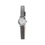 Montre LIP Henriette femme acier bracelet cuir gris - vue 1