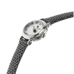Montre LIP Henriette femme acier bracelet cuir gris - vue D2