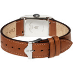 Montre LIP Churchill femme acier bracelet cuir marron - vue 3