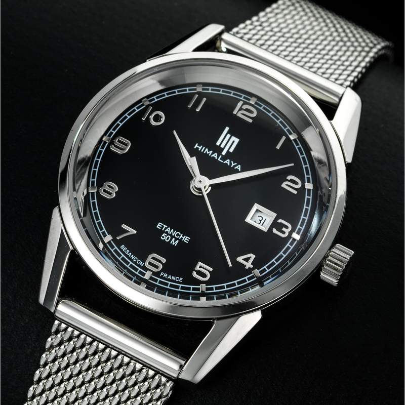 Montre LIP Himalaya femme acier bracelet métal - vue D1