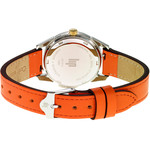Montre LIP Himalayafemme acier bracelet cuir orange - vue 3