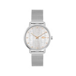 Montre LACOSTE crocorigin femme bracelet acier gris - vue 1