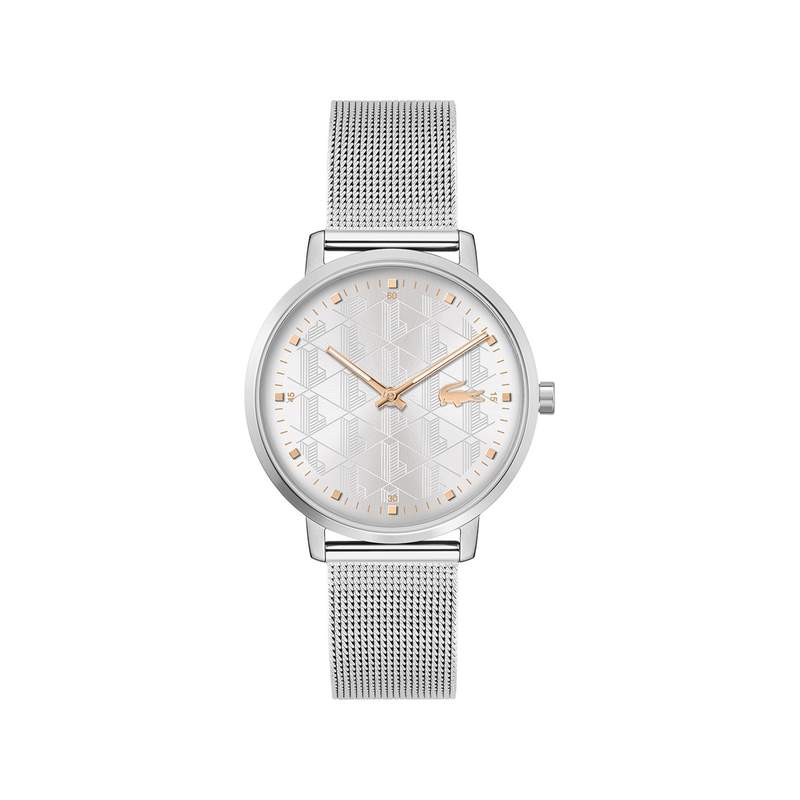 Montre LACOSTE crocorigin femme bracelet acier gris - vue 1