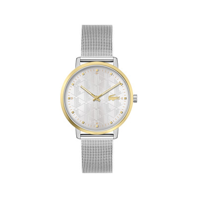 Montre LACOSTE crocorigin femme bracelet acier gris - vue 1