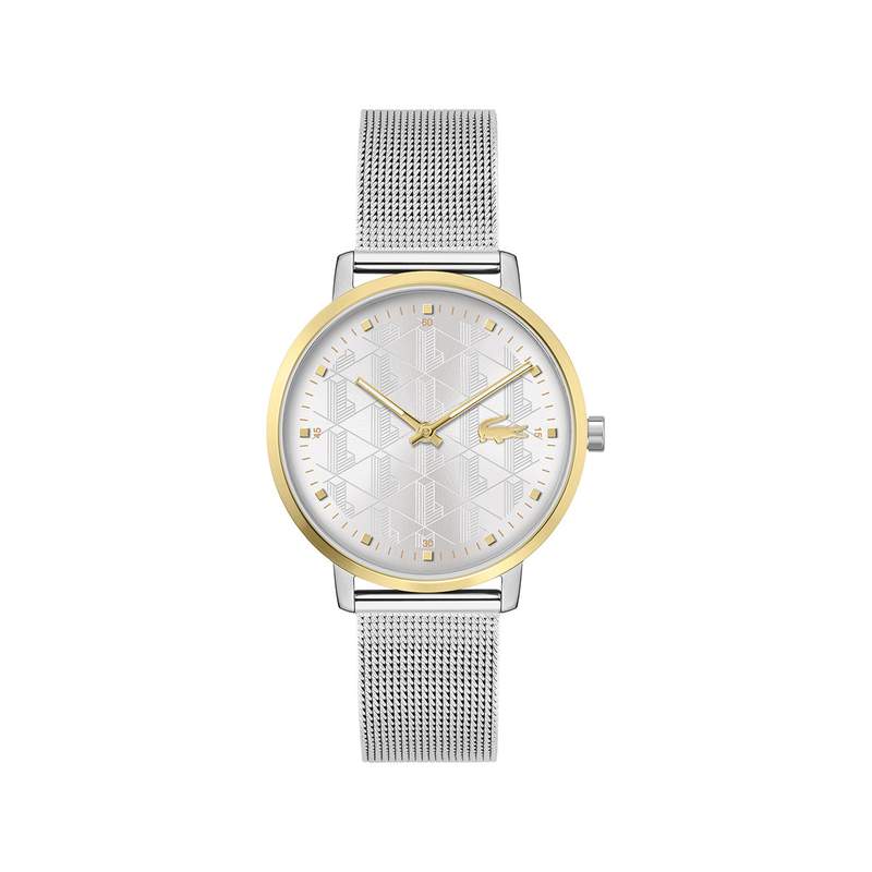 Montre LACOSTE crocorigin femme bracelet acier gris - vue 1