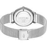 Montre LACOSTE crocorigin femme bracelet acier gris - vue 3