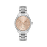 Montre LACOSTE providence femme bracelet acier gris - vue 1