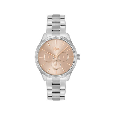 Montre LACOSTE providence femme bracelet acier gris - vue 1