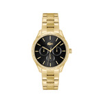 Montre LACOSTE providence femme bracelet acier doré jaune - vue 1
