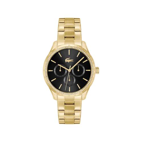 Montre LACOSTE providence femme bracelet acier doré jaune