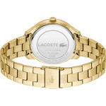 Montre LACOSTE providence femme bracelet acier doré jaune - vue 3
