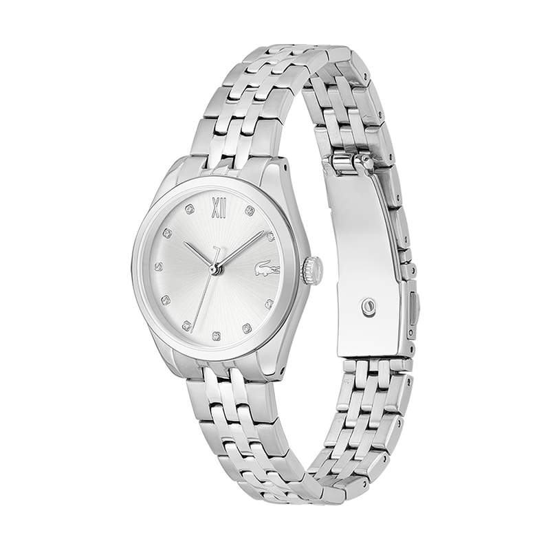 Montre LACOSTE Tuilerie femme bracelet acier gris - vue D1