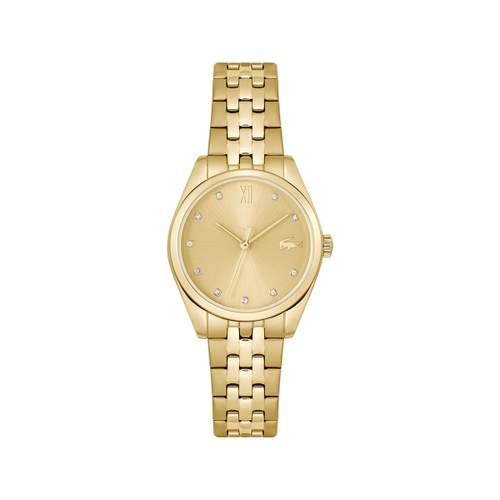 LACOSTE Tuilerie dameshorloge roestvrij stalen armband geel goud
