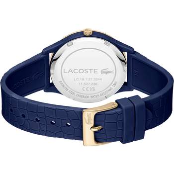 Dameshorloge LACOSTE Crocodelle TR90 blauw siliconen band