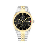 Montre TOMMY HILFIGER Monica femme bracelet acier bicolore jaune - vue 1