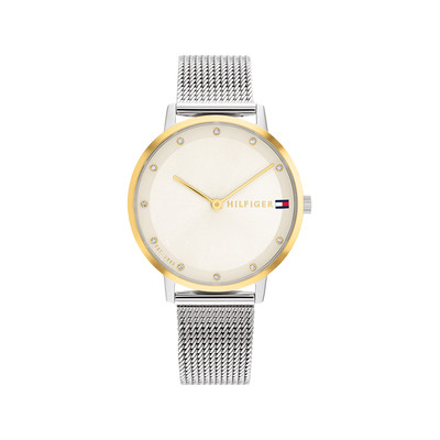 Montre TOMMY HILFIGER Pippa femme acier doré bracelet acier gris - vue 1