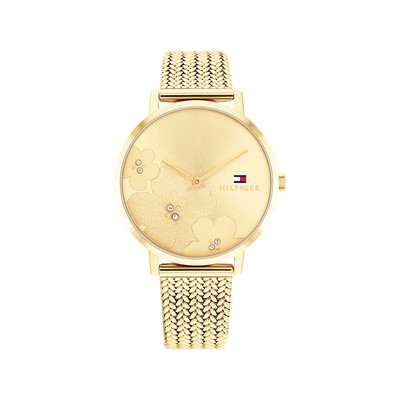 Montre TOMMY HILFIGER Tea le femme bracelet acier doré jaune