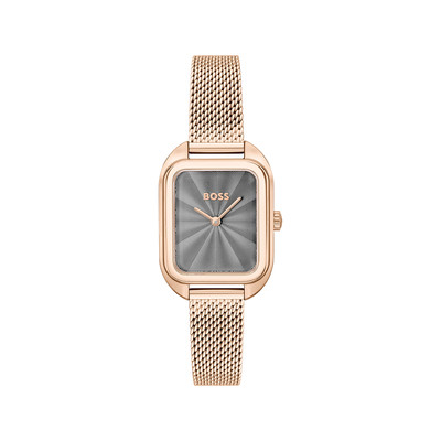 BOSS Business Women's Watch with Rose Gold-Plated Steel Strap - View 1