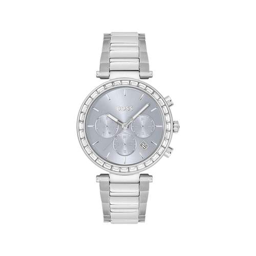 Montre BOSS Sport Lux femme bracelet acier gris