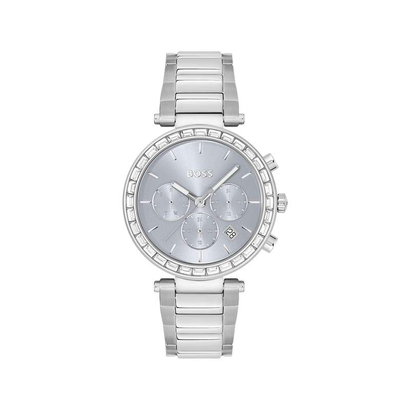 Montre BOSS Sport Lux femme bracelet acier gris - vue 1
