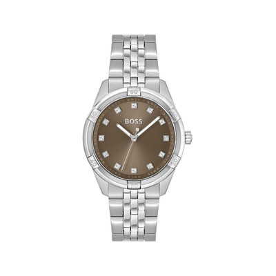 Montre BOSS Sport Lux femme bracelet acier gris