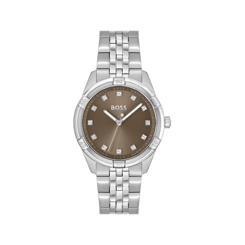 Montre BOSS Sport Lux femme bracelet acier gris - vue 1