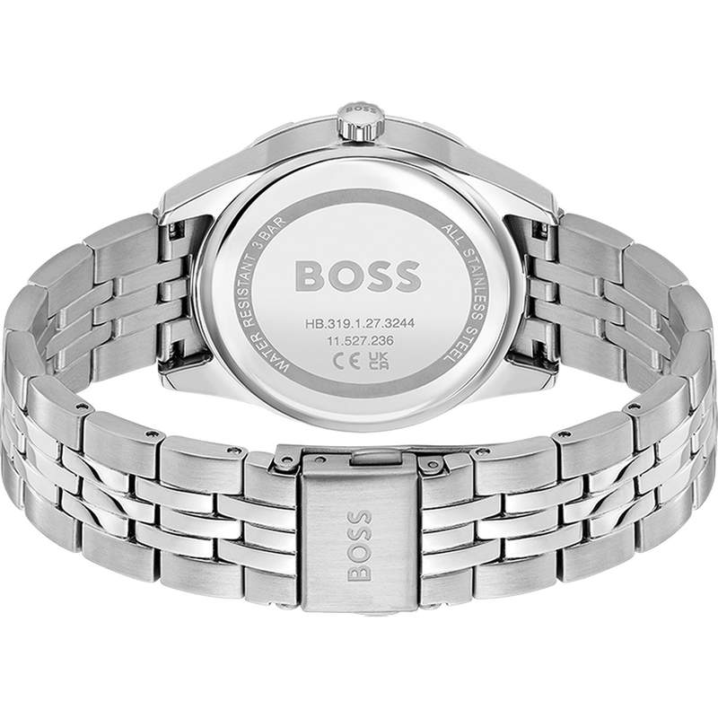 Montre BOSS Sport Lux femme bracelet acier gris - vue 3