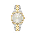 Montre BOSS Sport Lux femme bracelet acier bicolore jaune - vue 1