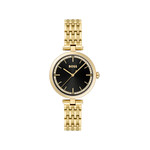 Montre BOSS Business femme bracelet acier doré jaune - vue 1