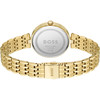 Montre BOSS Business femme bracelet acier doré jaune - vue V3