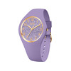 Montre ICE WATCH ice glitter femme bracelet silicone lilas - vue V1