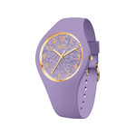 Montre ICE WATCH ice glitter femme bracelet silicone lilas - vue 1