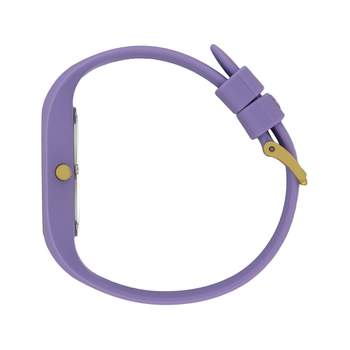 ICE WATCH ice glitter dameshorloge met lila siliconen bandje