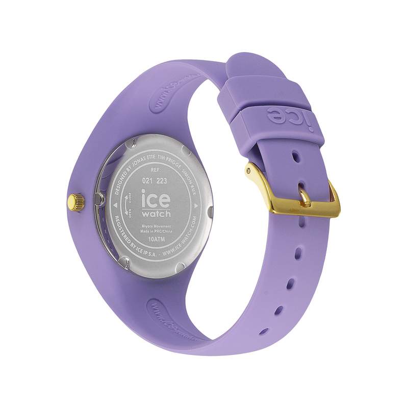 Montre ICE WATCH ice glitter femme bracelet silicone lilas - vue 3