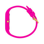 Montre ICE WATCH Ice Glitter femme plastique rose bracelet silicone rose - vue 2