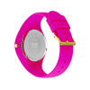 Montre ICE WATCH Ice Glitter femme plastique rose bracelet silicone rose - vue V3